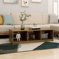 vidaXL Coffee Table Honey Brown 43.3