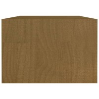 vidaXL Coffee Table Honey Brown 43.3