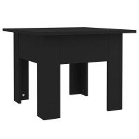 vidaXL Coffee Table Black 21.7