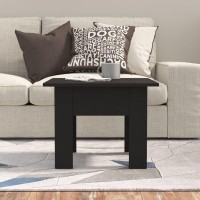 vidaXL Coffee Table Black 21.7