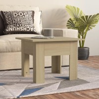 Vidaxl Coffee Table Sonoma Oak 21.7X21.7X16.5 Engineered Wood