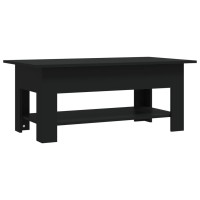 vidaXL Coffee Table Black 40.2