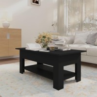 vidaXL Coffee Table Black 40.2