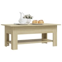 vidaXL Coffee Table Sonoma Oak 40.2