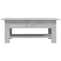 vidaXL Coffee Table Concrete Gray 40.2