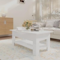 vidaXL Coffee Table High Gloss White 40.2