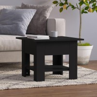 vidaXL Coffee Table Black 21.7