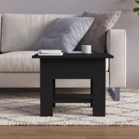 vidaXL Coffee Table Black 21.7