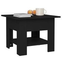 vidaXL Coffee Table Black 21.7