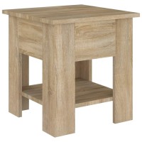 vidaXL Coffee Table Sonoma Oak 15.7