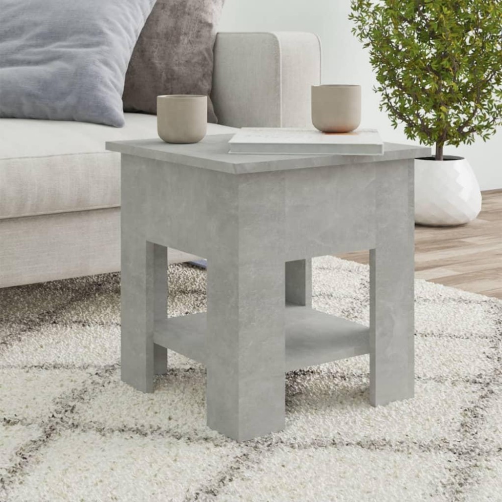 vidaXL Coffee Table Concrete Gray 15.7