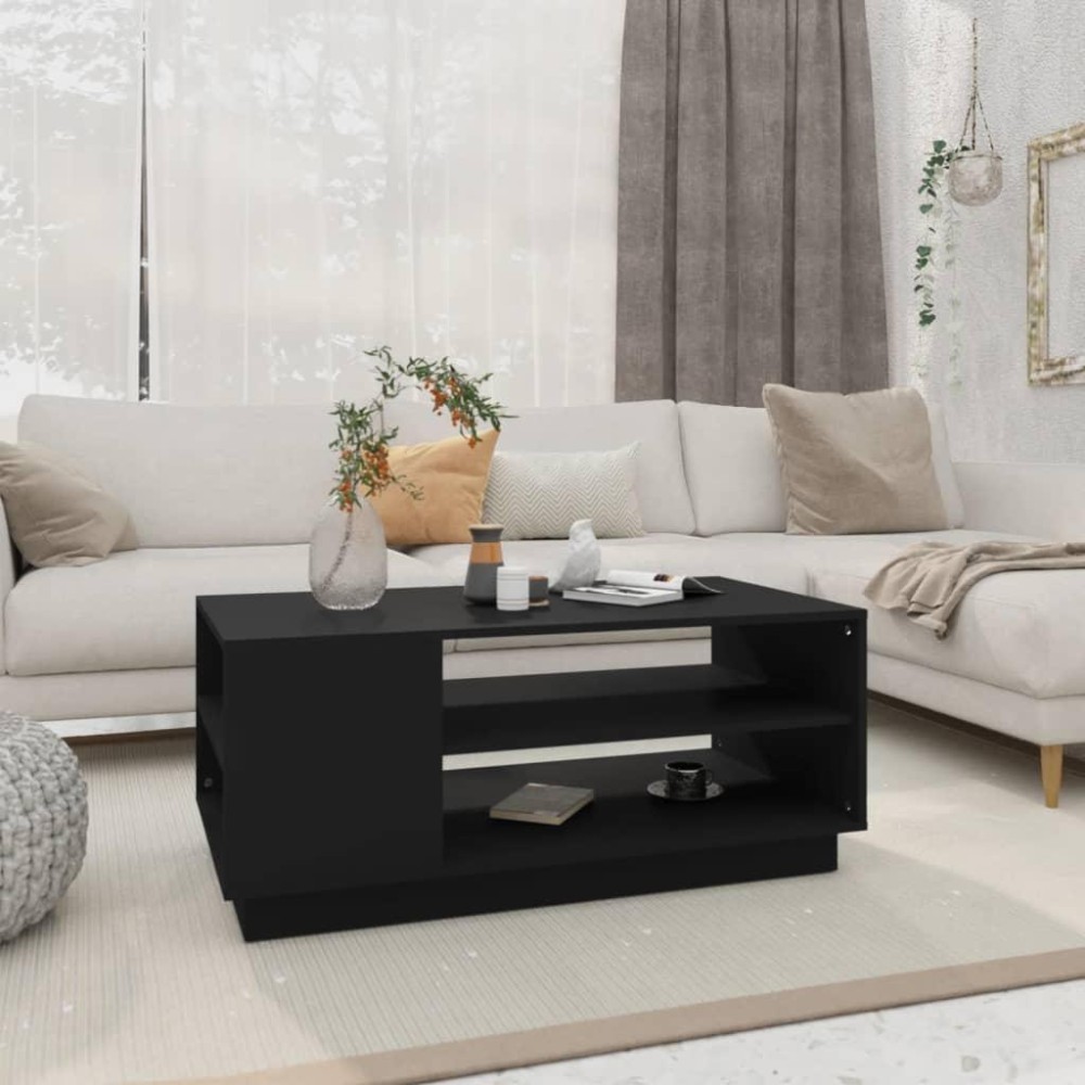 vidaXL Coffee Table Black 40.2