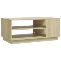 vidaXL Coffee Table Sonoma Oak 40.2