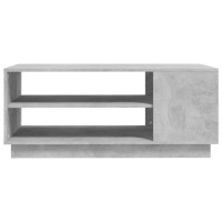 vidaXL Coffee Table Concrete Gray 40.2