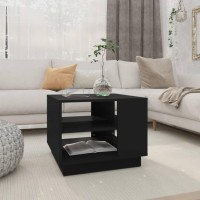 vidaXL Coffee Table Black 21.7