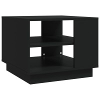 vidaXL Coffee Table Black 21.7