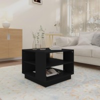 vidaXL Coffee Table Black 21.7