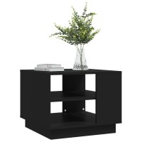 vidaXL Coffee Table Black 21.7