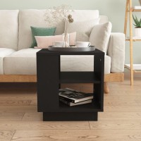 vidaXL Coffee Table Black 15.7