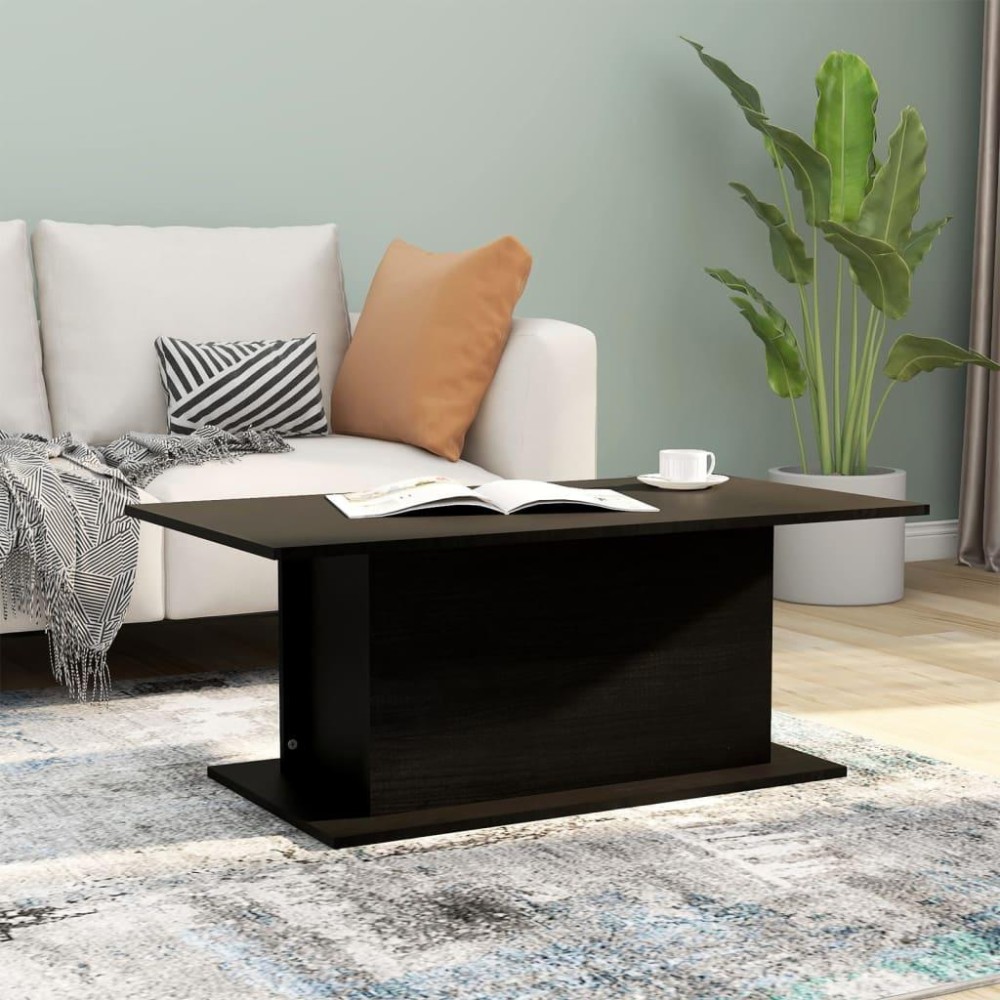 vidaXL Coffee Table Black 40.2