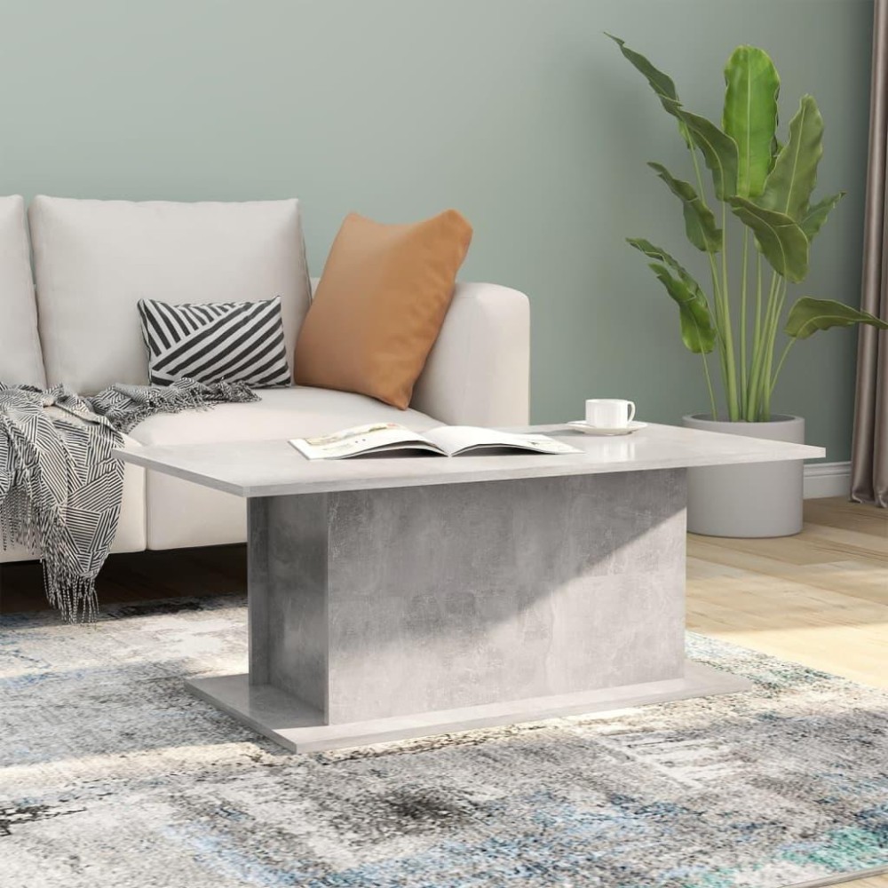 vidaXL Coffee Table Concrete Gray 40.2