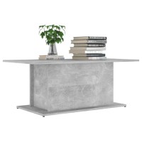 vidaXL Coffee Table Concrete Gray 40.2