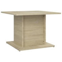 Vidaxl Coffee Table Sonoma Oak 21.9X21.9X15.7 Engineered Wood