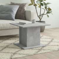 Vidaxl Coffee Table Concrete Gray 21.9X21.9X15.7 Engineered Wood