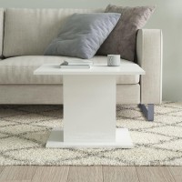 vidaXL Coffee Table High Gloss White 21.9