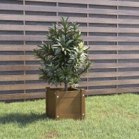 vidaXL Garden Planter Honey Brown 12.2