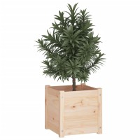 Vidaxl Garden Planters 2 Pcs 15.7X15.7X15.7 Solid Wood Pine