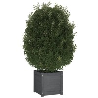 vidaXL Garden Planter Gray 15.7