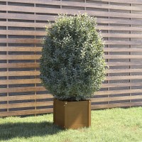 Vidaxl Garden Planter Honey Brown 15.7X15.7X15.7 Solid Wood Pine