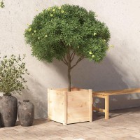 Vidaxl Garden Planter 19.7X19.7X19.7 Solid Wood Pine