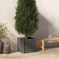 vidaXL Garden Planter Gray 19.7