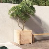 Vidaxl Garden Planter 27.6X27.6X27.6 Solid Wood Pine