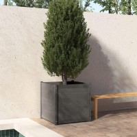 vidaXL Garden Planter Gray 27.6