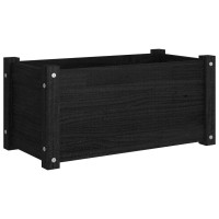 vidaXL Garden Planter Black 23.6