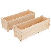 vidaXL Garden Planters 2 pcs 39.4