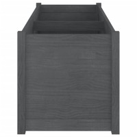 vidaXL Garden Planter Gray 59.1