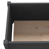 vidaXL Garden Planter Gray 59.1