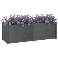 vidaXL Garden Planter Gray 59.1