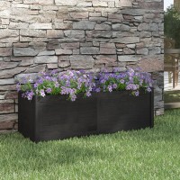 vidaXL Garden Planter Black 59.1