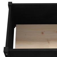 vidaXL Garden Planter Black 59.1