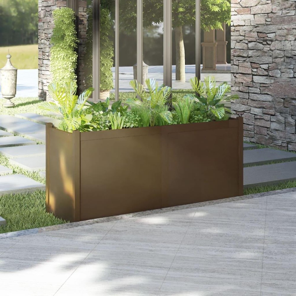 vidaXL Garden Planter Honey Brown 59.1