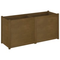 vidaXL Garden Planter Honey Brown 59.1