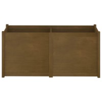 vidaXL Garden Planter Honey Brown 59.1