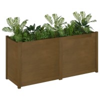 vidaXL Garden Planter Honey Brown 59.1