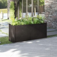 vidaXL Garden Planter Black 59.1