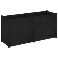 vidaXL Garden Planter Black 59.1